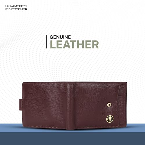 HAMMONDS FLYCATCHER Wallet for Men Leather Original, Mens Wallet, Leather Wallets for Men Stylish, Bi-Fold Wallets for Man, 5 Card Slots, Easy Access Card Slots, Coin Pocket, Mens Gift - Redwood Brown - Image 2
