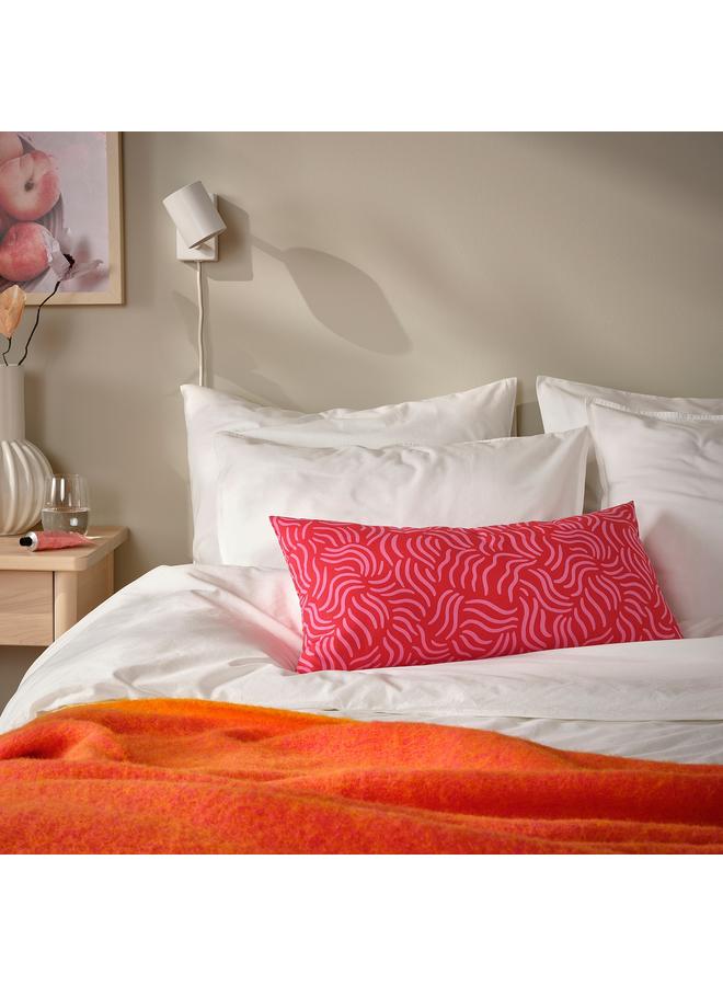 Zaboon Cushion, Bright Red/Bright Pink, 30X58 Cm - Image 4