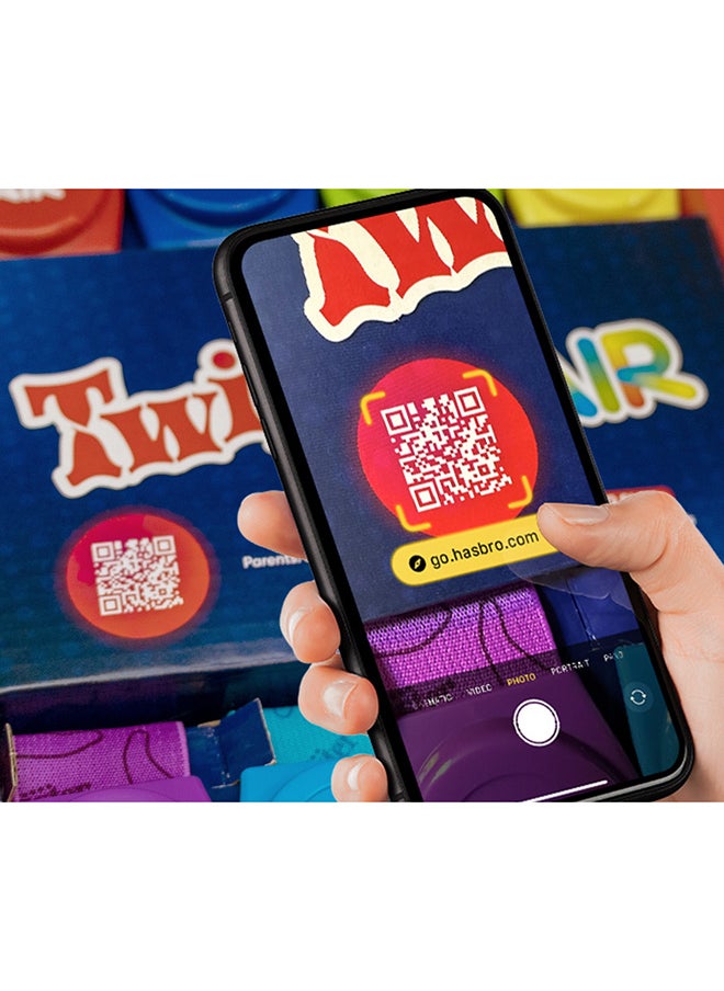 HASBRO - GAMING - Twister Air Game | AR App Play Game with Wrist and Ankle Bands | Links to Smart Devices | Active Party Games for Kids and Adults | Ages 8+ | For 1+ Players - Image 1