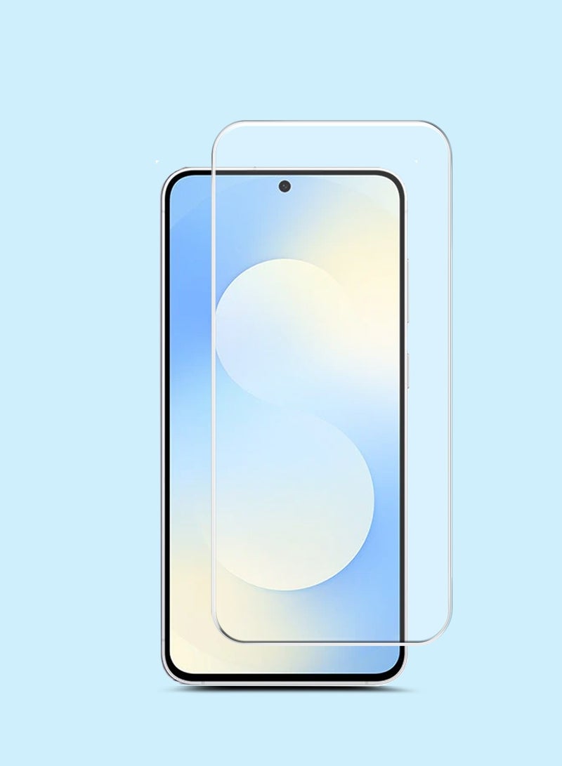 GMAX Samsung Galaxy S25 FE 5G 2025 GMAX Premium Series Curved Edges 9H 2.5D Tempered Glass Screen Protector - Clear - Image 1