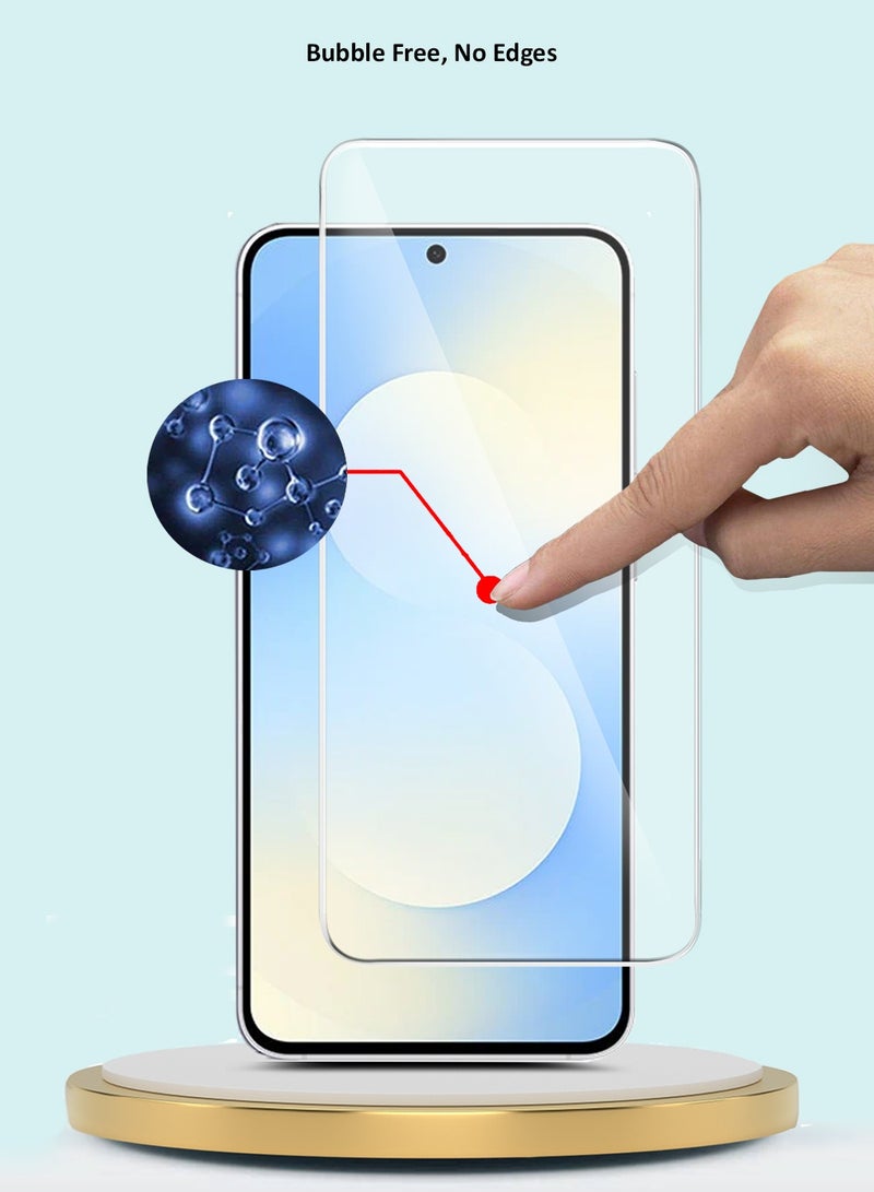 GMAX Samsung Galaxy S25 FE 5G 2025 GMAX Premium Series Curved Edges 9H 2.5D Tempered Glass Screen Protector - Clear - Image 5