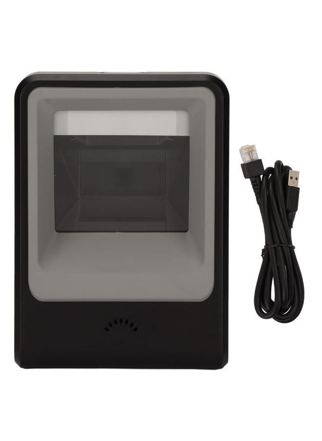 QR Code Scanner High Sensitivity 1D 2D Code Scanner Desktop Wired scanner For Supermarkets Shops