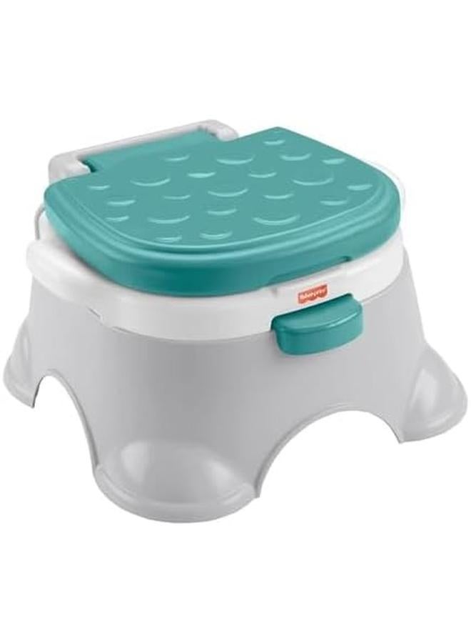 Fisher-Price 3 In 1 Toddler Potty Training Toilet Ring And Stepstool  - Image 2