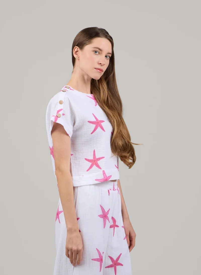 جاست نيتشر جيني توب برسمة نجمة البحر بقصة جذابة