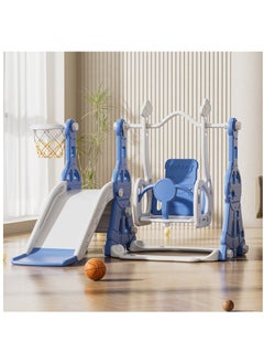 FULL JOY Slide with swing for children with basketball, 140*122*98 cm FJY-10  - Image 1