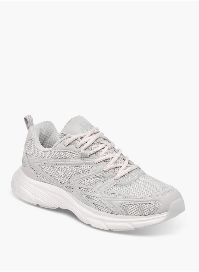 Kappa Women's Textured Sports Shoes with Lace-Up Closure