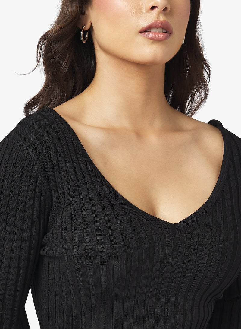 Ginger Basics Ribbed Midi Dresses - Image 3