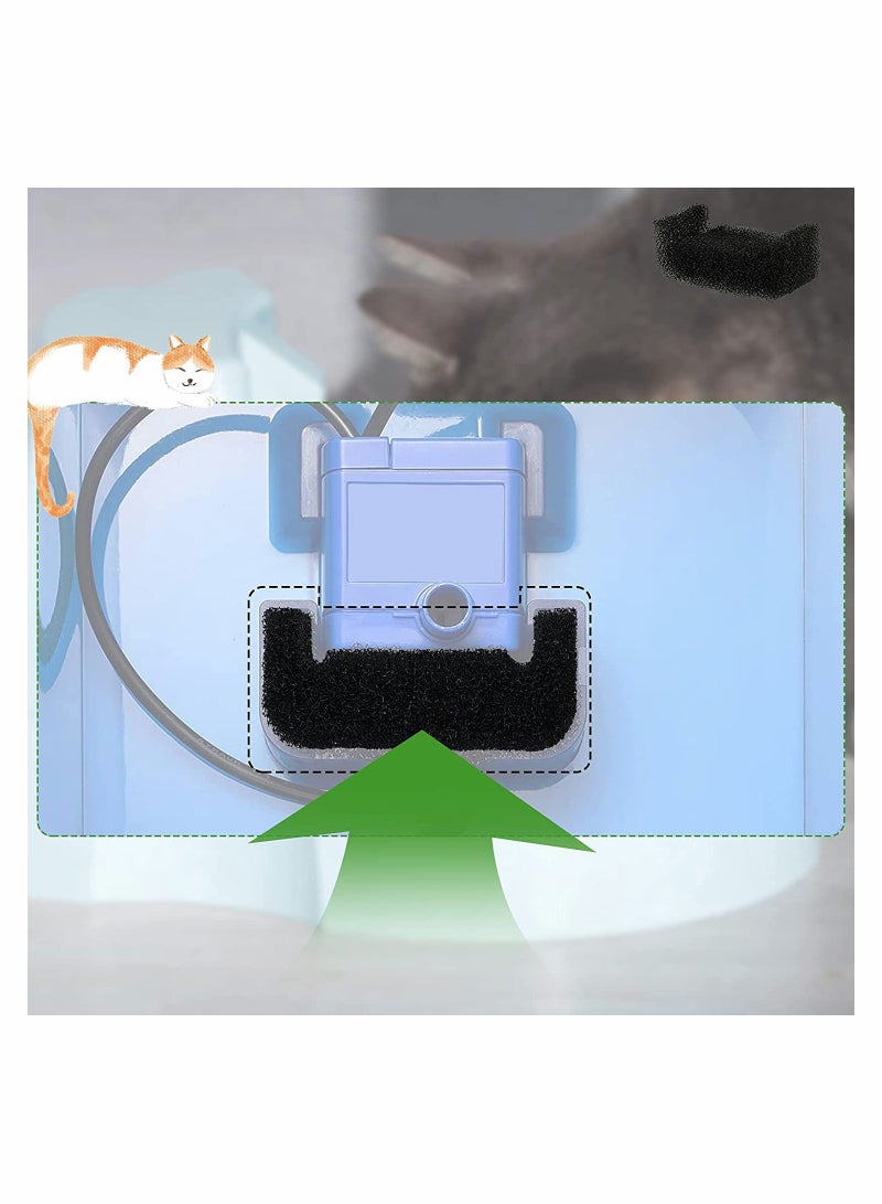 8 Pieces Sponge Filter for Cat Fountain Replacement Pet Water Foam Doggie Dispenser Accessories fit Dog Rabbit Drinking - Image 3