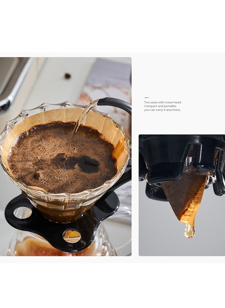 Manual V60 Hand Drip Coffee Maker Set Pack Of 2 - Image 3