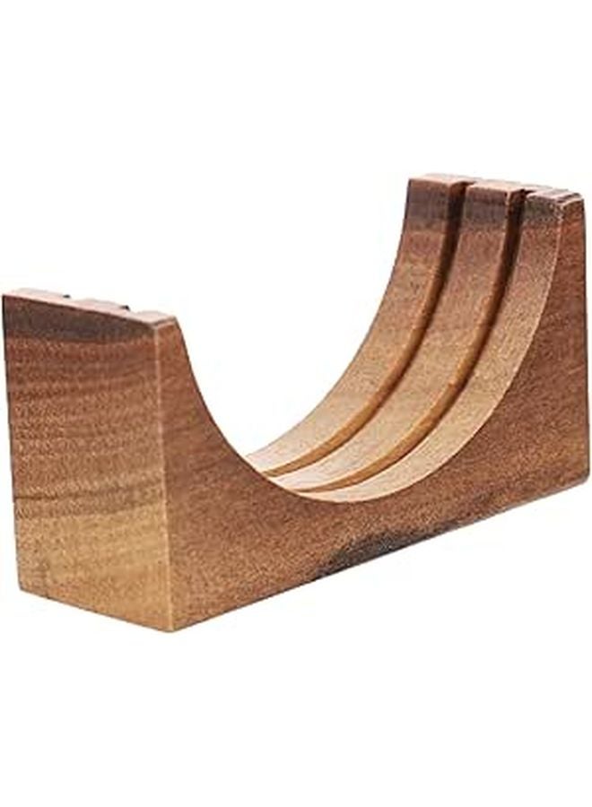 Universal Wood Base Coffee Filter Basket Holder Stand For Espresso Machines - Image 1