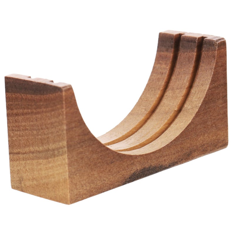 Universal Wood Base Coffee Filter Basket Holder Stand For Espresso Machines - Image 2