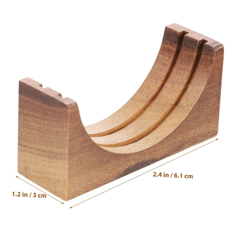 Universal Wood Base Coffee Filter Basket Holder Stand For Espresso Machines - Image 3