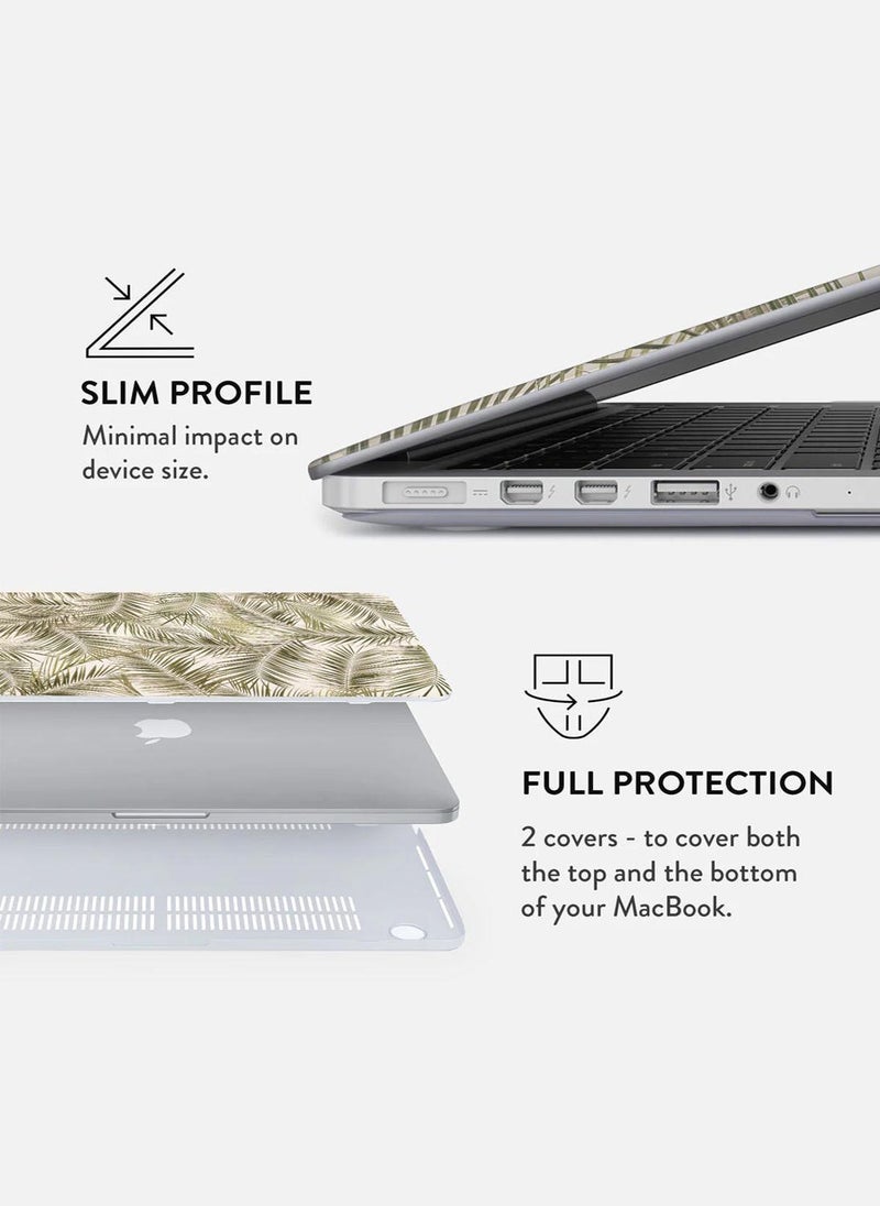 BURGA Apple MacBook Pro 14 Inch Happy Place Protective Premium Hard Case Cover With Retina Display Touch Id Printed Design Hard Shell Laptop Case - Image 3