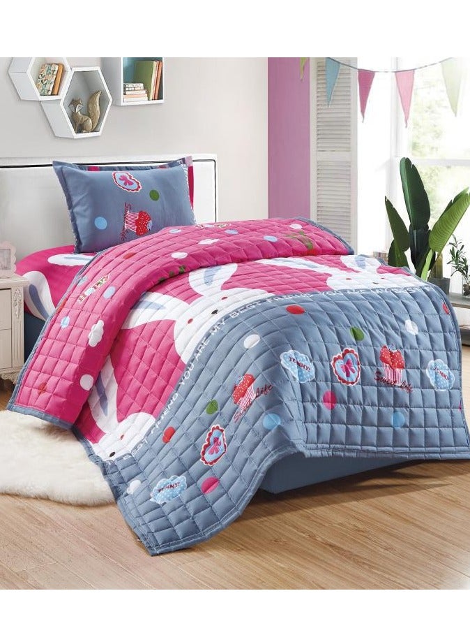 Moon Compressed bed comforter set consisting of 3 pieces, children's drawings - Image 2