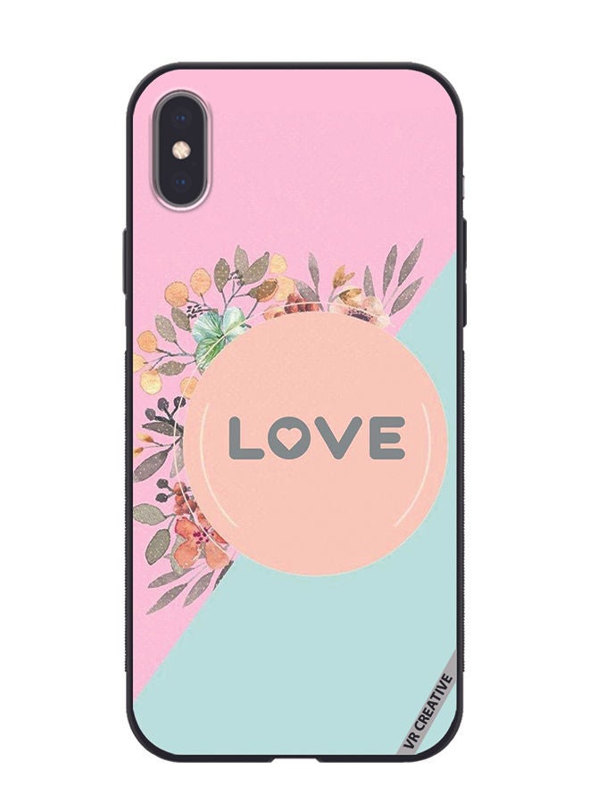 VR CREATIVE Protective Case Cover For Apple iPhone XS Max Love Design Multicolour - Image 1
