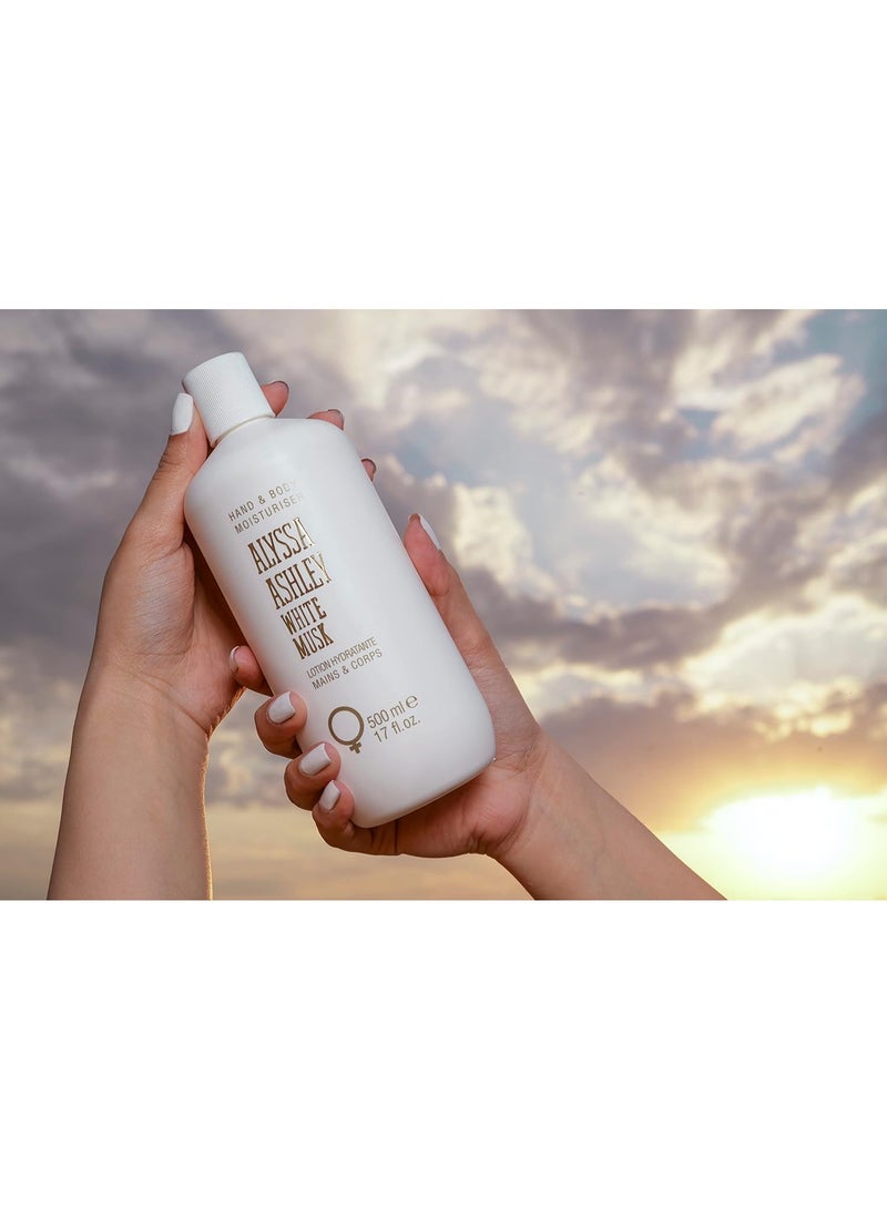 ALYSSA ASHLEY WHITE MUSK BODY 500ML - Image 3