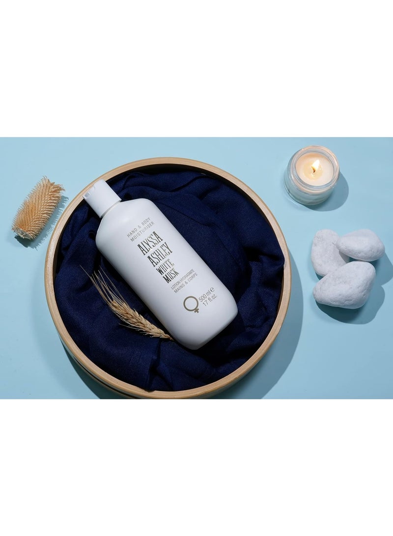 ALYSSA ASHLEY WHITE MUSK BODY 500ML - Image 2