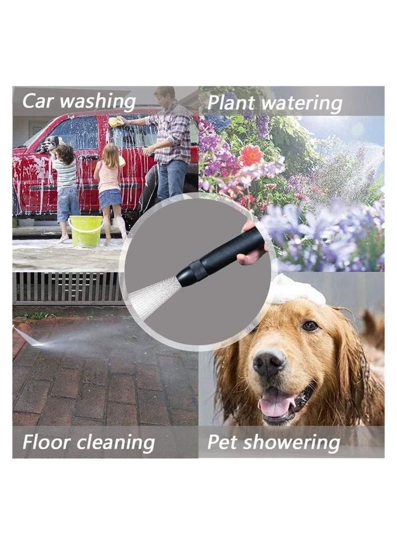 Y&D Spray Nozzle, Garden Hose Nozzle Sprayer, High Pressure Metal Water Gun Sprinkler, 3 Adjustable Patterns, for Car Washing, Irrigation, and Pet Bathing  - Image 3