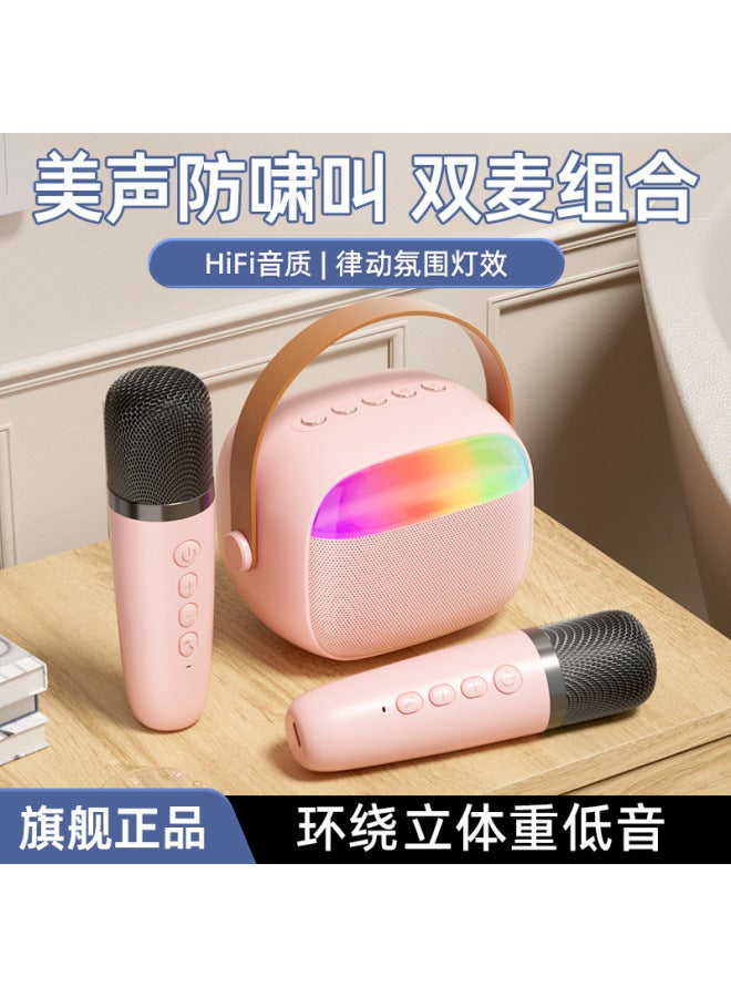 نيوترل K30 مصباح رأس خارجي محمول ملون مع ميكروفون لاسلكي وسماعة بلوتوث متكاملة للعائلة، كنز الكاريوكي - Image 4