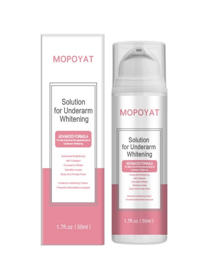 Underarm Whitening Cream，Underarm Body Cream Niacinamide Body Lotion，Snow Bleach Skin Whitening ，Private Part Whitening，Intimate Area Whitening， Body Skin Bleaching 50ml