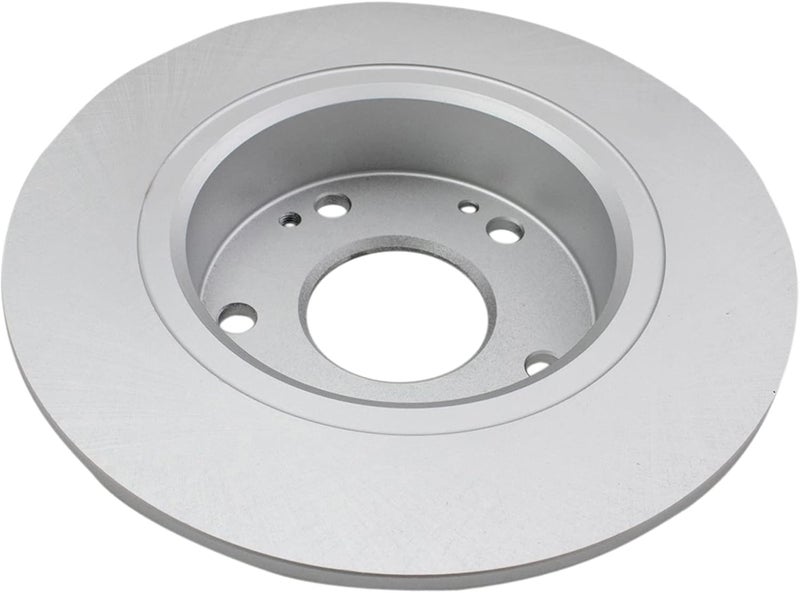 TRQ Rear Brake Rotor Set G Coated Solid Compatible with 2003-2007 Honda Accord 2004-2008 Acura TSX - Image 5