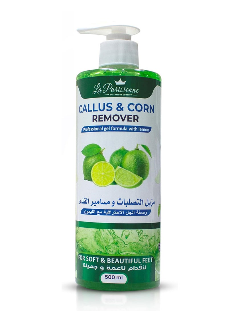 ECOLYTE+ La Parisienne Premium Luxury Callus & Corn Remover Gel with Lemon - 500ml - Image 1