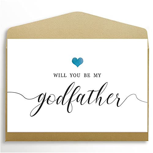 Goroar Will You Be My Godfather Card, Godfather Proposal Card, Be My Godfather Card - Image 1