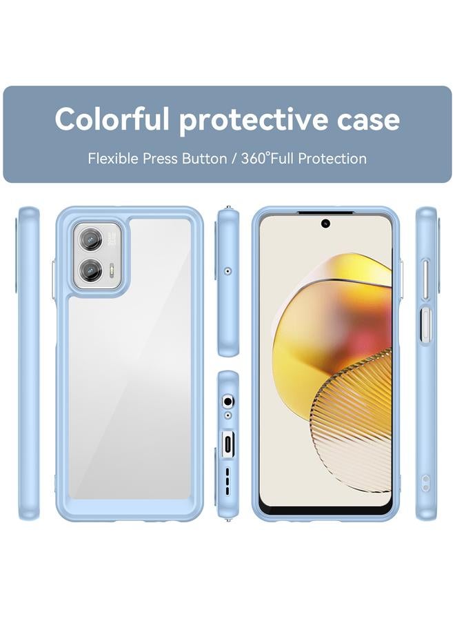 اس-توب جراب لهاتف Motorola Moto G73 من سلسلة ملونة من الأكريليك + جراب TPU - Image 2