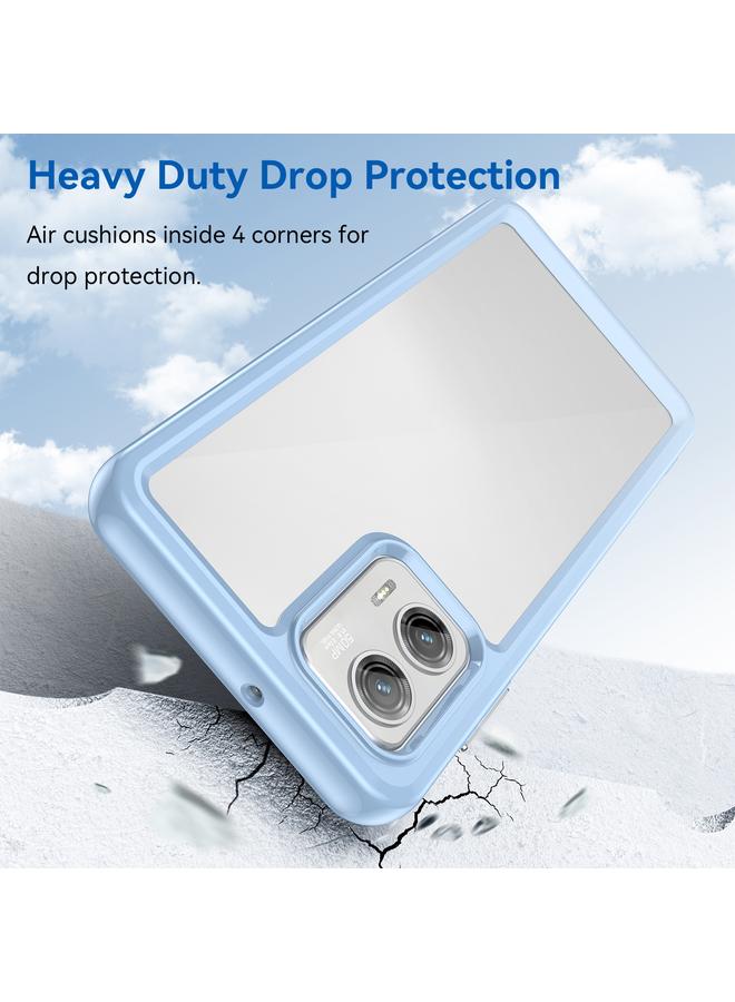 اس-توب جراب لهاتف Motorola Moto G73 من سلسلة ملونة من الأكريليك + جراب TPU - Image 3