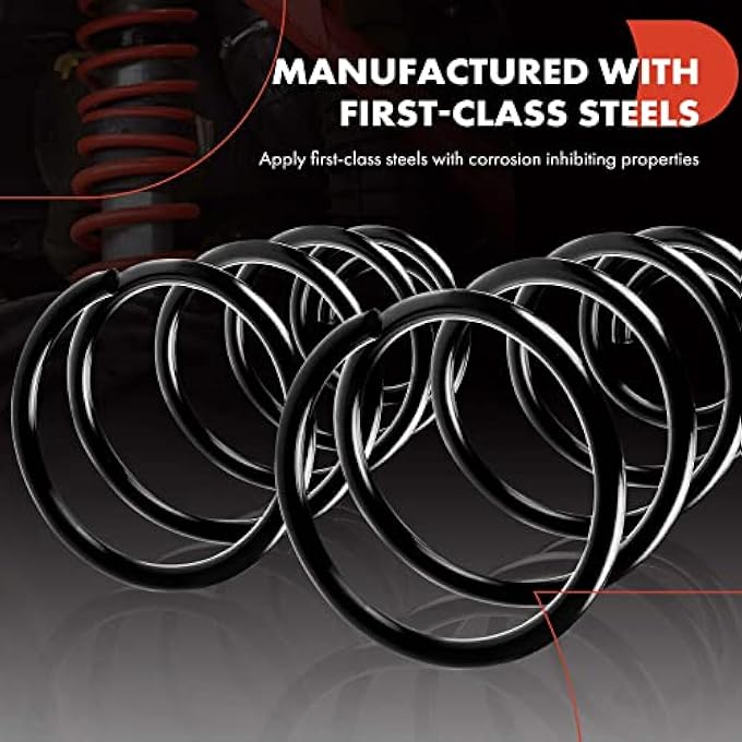 A-Premium 2Pcs Rear Suspension Coil Spring Set Compatible With Honda Civic 2006 2007 2008 2009 2010 2011 18L Driver And Passenger Side Replace 52441Snaa02 - Image 5