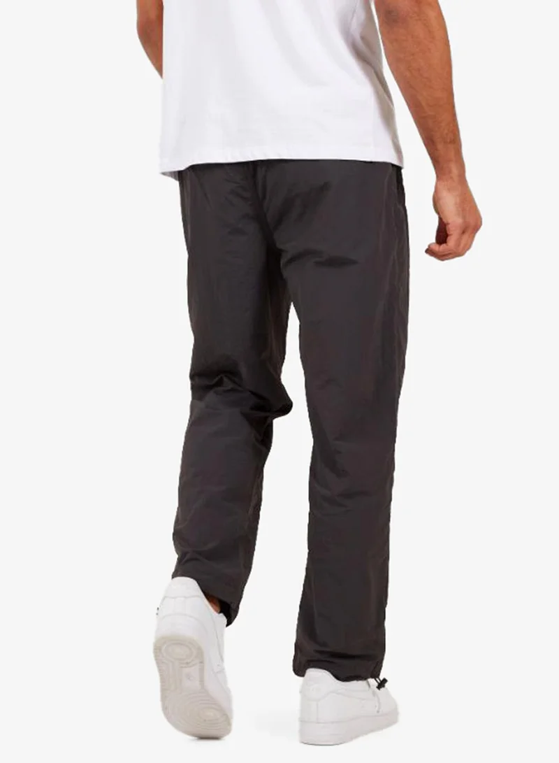 BRAVE SOUL MENS TASLAN LOOSE FIT CARGO PANT; ELASTICATED WAIST; OVERSIZED SIDE ZIP POCKETS CUFF ADJUSTER AT HEM