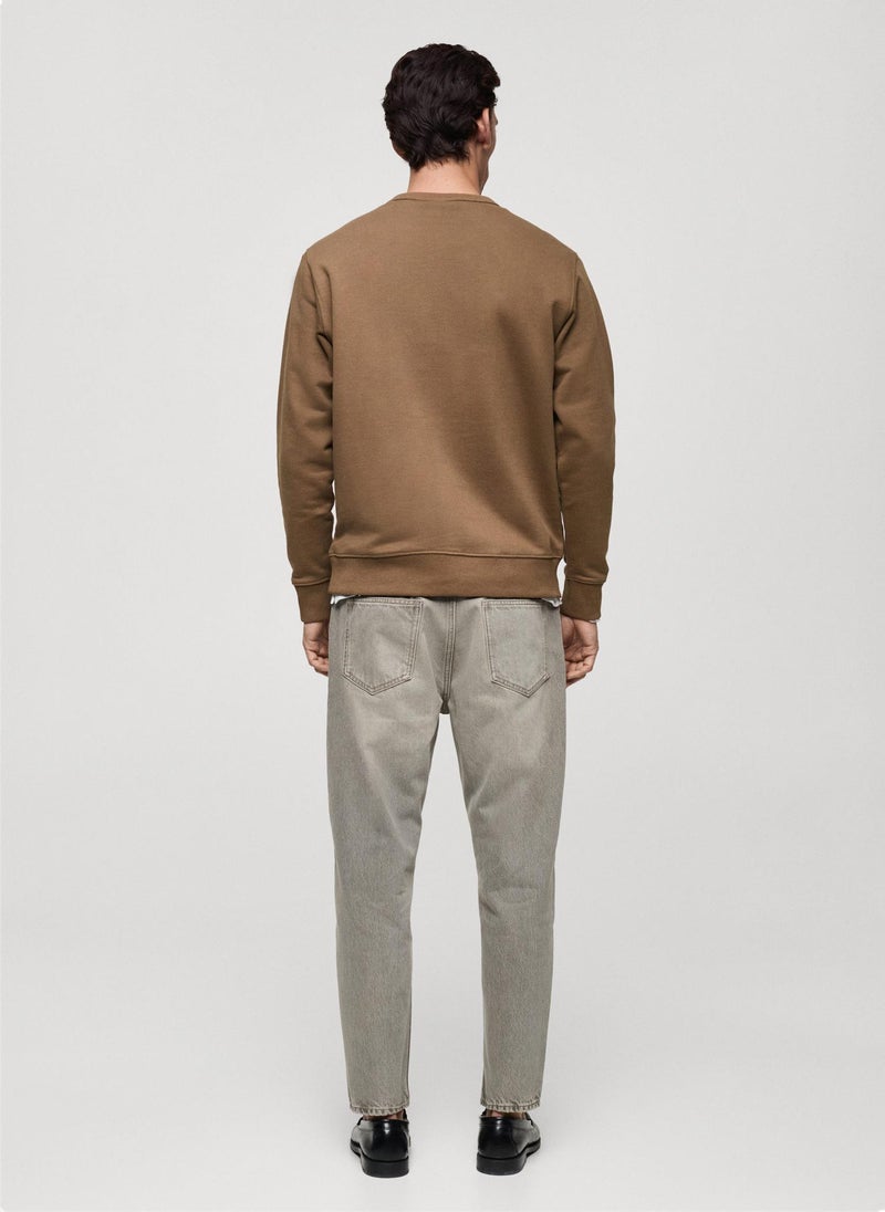 Mango Man Ribbed Cotton Knitted Sweater  - Image 2