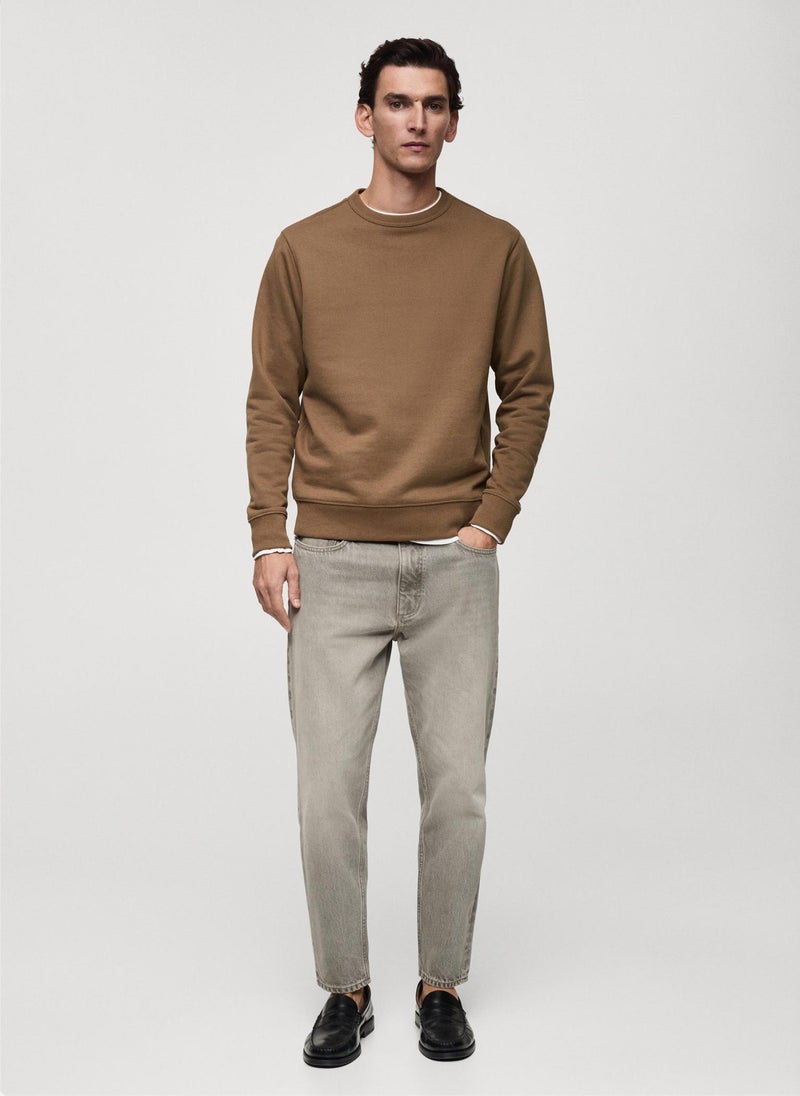 Mango Man Ribbed Cotton Knitted Sweater  - Image 5