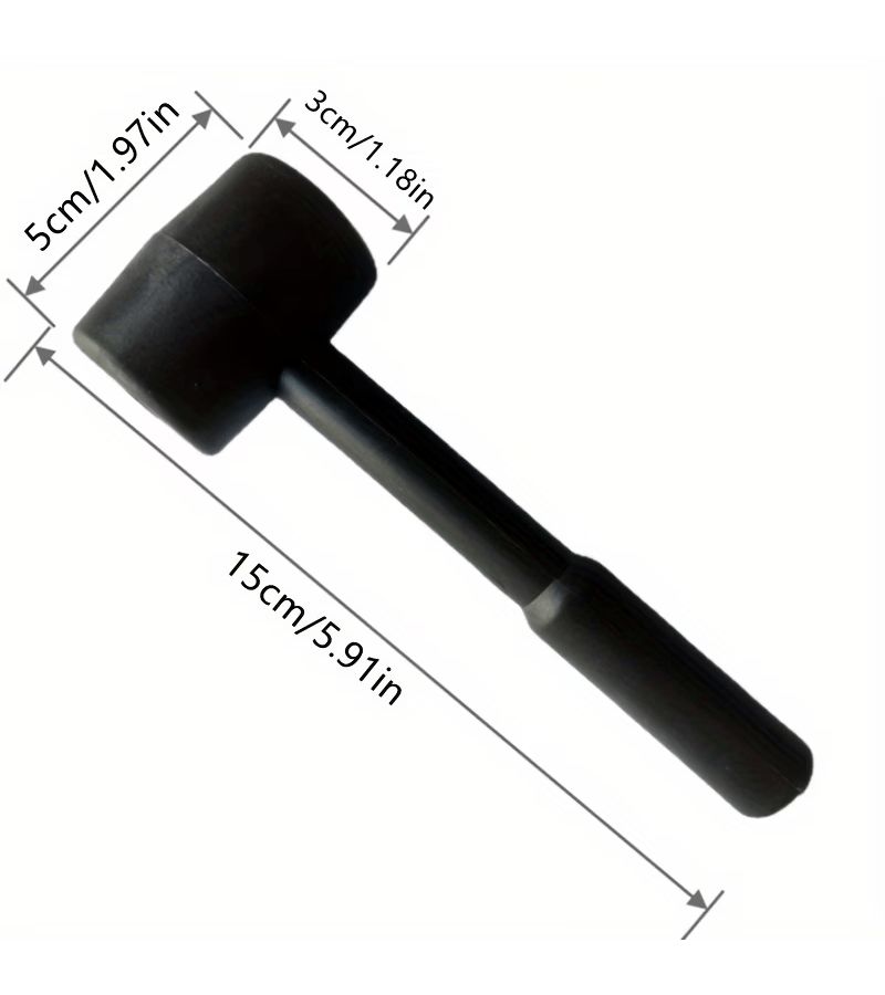 Mini Plastic Mallet Hammer for Model Assembly Leatherworking and Small Parts DIY - Image 3