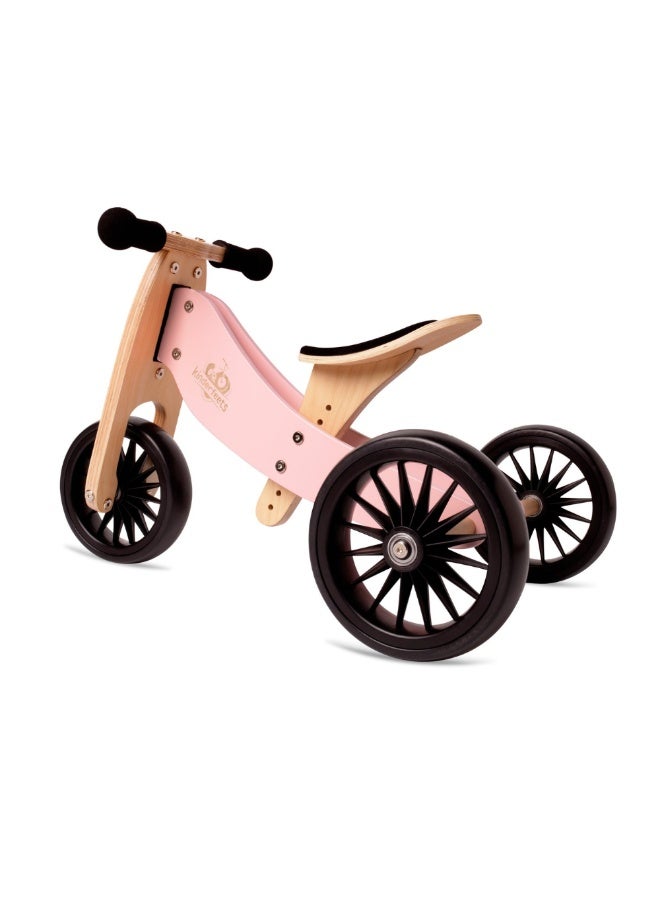 Kinderfeets Tiny Tot Plus 2-in-1 Wooden Balance Bike - Premium High Quality Toddler Walker - Image 1
