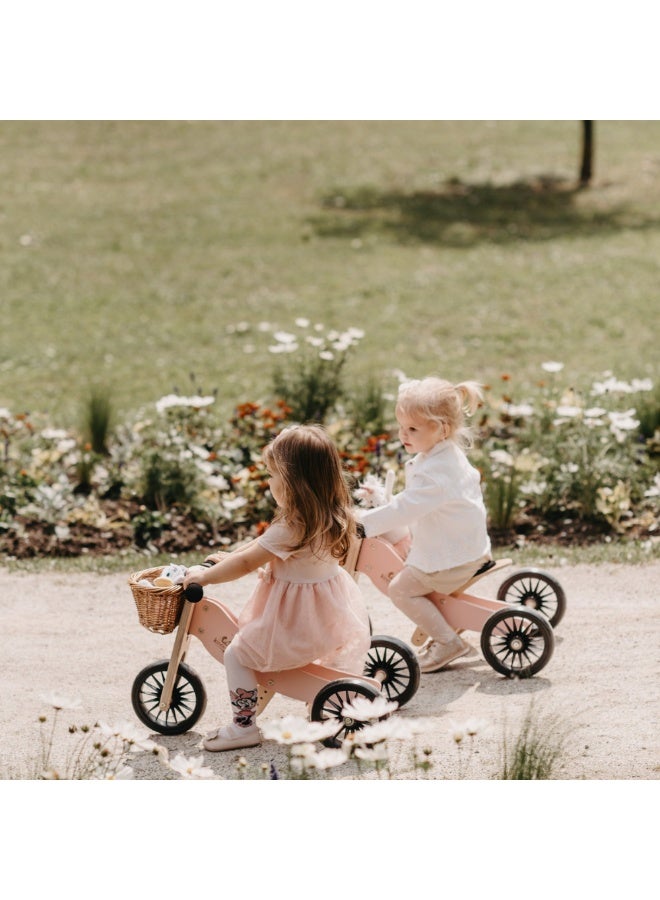 Kinderfeets Tiny Tot Plus 2-in-1 Wooden Balance Bike - Premium High Quality Toddler Walker - Image 2