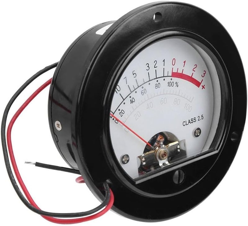 Retro Round Analog VU Meter Backlit Audio Signal Testing High Sensitivity DIY Studio Device - Image 4
