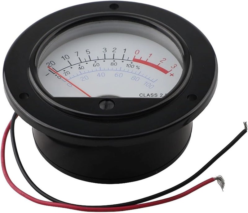 Retro Round Analog VU Meter Backlit Audio Signal Testing High Sensitivity DIY Studio Device - Image 3