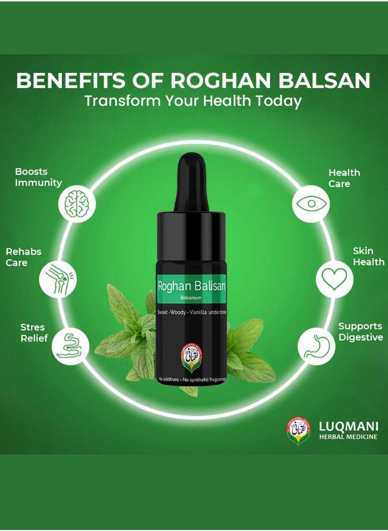 Luqmani Herbs - Luqmani Herbal Pure Roghan e balsan , Balsan Extract For your Drinks - Image 1
