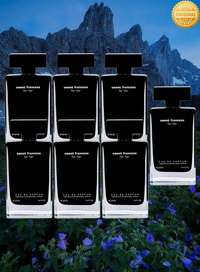 for HER 7 Pieces Sweet Franceso Black For Her Perfume EDP 100ML - Image 1