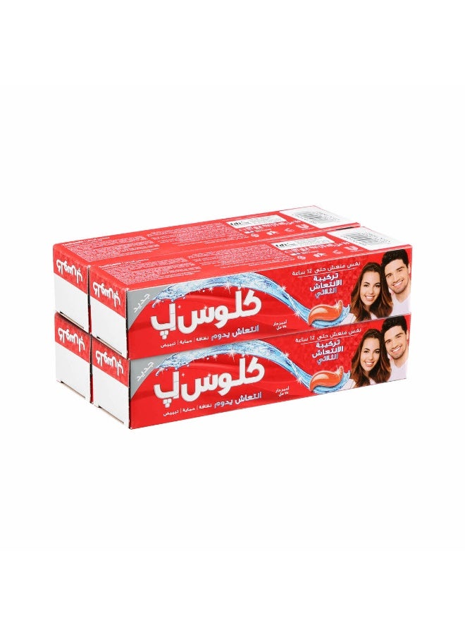كلوس أب معجون أسنان ريد هوت جل 75 مل، 4 قطع 75 مل، عبوة من 4 قطع - Image 2