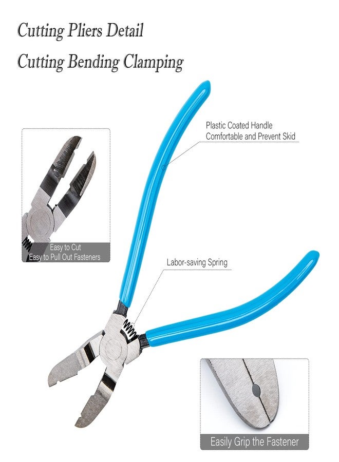 KINGLAKE Multi-function Diagonal Side Cutting Plier Car Trim Panel Clip Cutter Puller Fastener Rivets Remover - Image 2