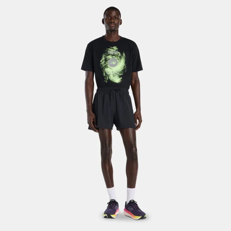 New Balance Black Men's Graphic T-Shirt for Men | Best Price UAE