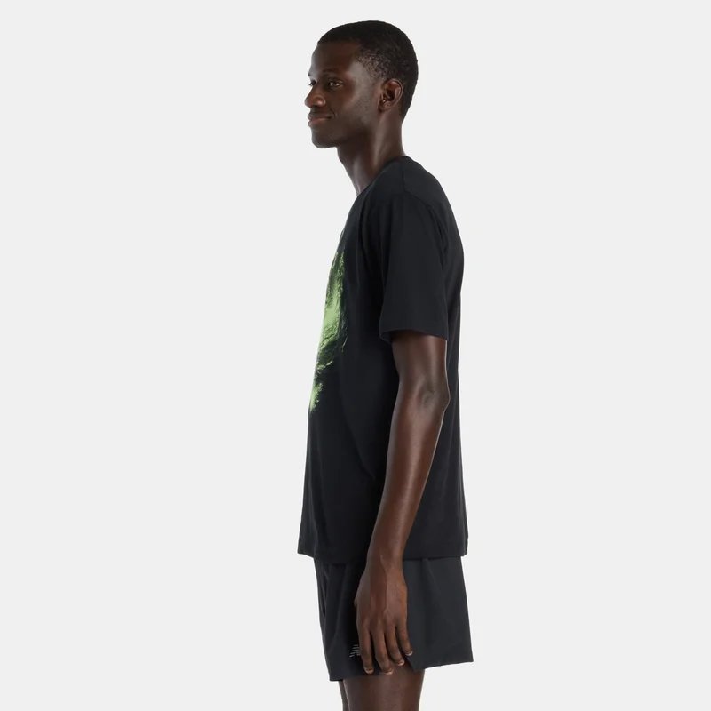 New Balance Black Men's Graphic T-Shirt for Men | Best Price UAE