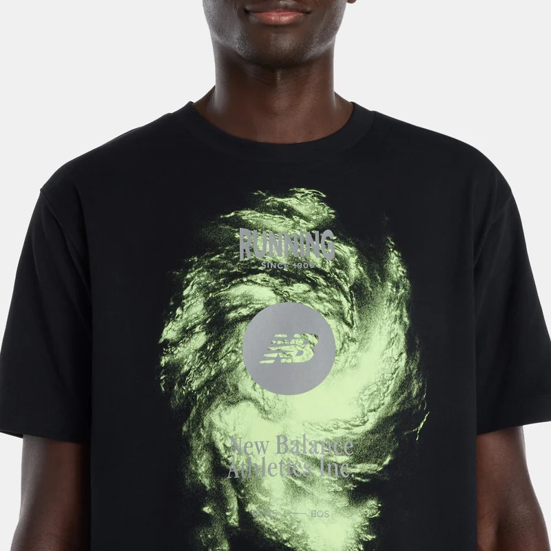 New Balance Black Men's Graphic T-Shirt for Men | Best Price UAE