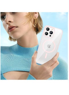ZOOMEE Protective Shockproof Ultra Slim Bumper Designed Magnetic MagSafe Case Cover For Apple iPhone 14 Pro Max Pink  - Image 4