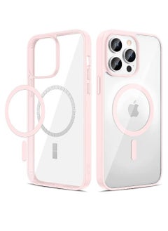 ZOOMEE Protective Shockproof Ultra Slim Bumper Designed Magnetic MagSafe Case Cover For Apple iPhone 14 Pro Max Pink  - Image 1