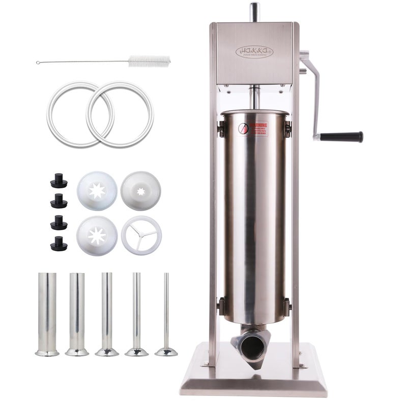 HAKKA BROTHERS Hakka 2 in 1 Sausage Stuffer and Spanish Churro Maker Machines 15LB7L 