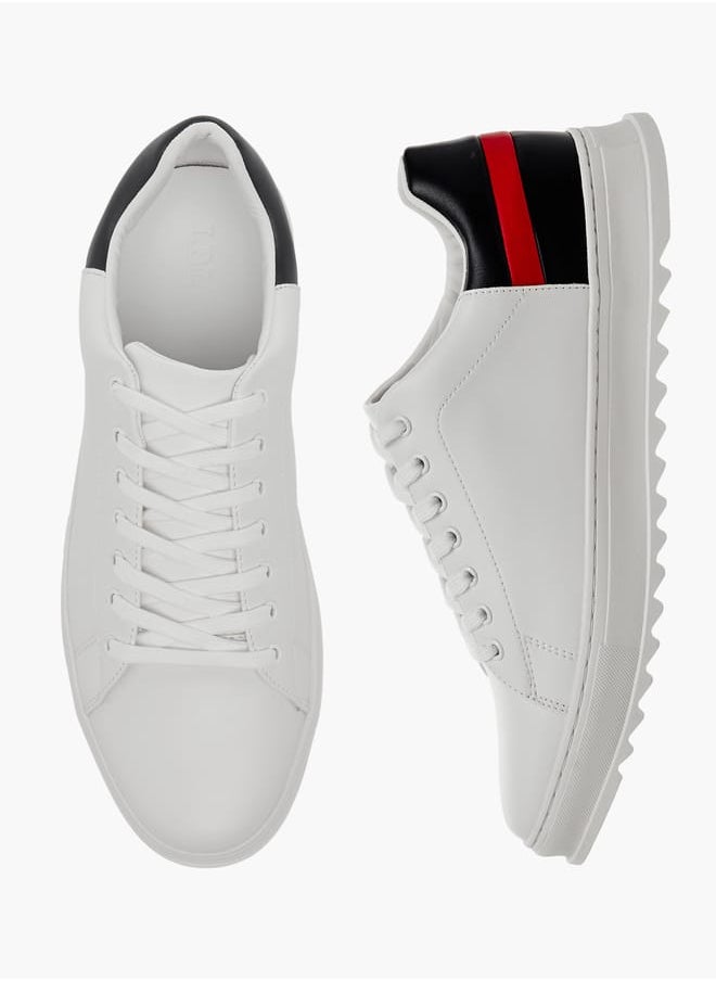 LBL by Shoexpress Men Solid Lace-Up Sneakers  - Image 1