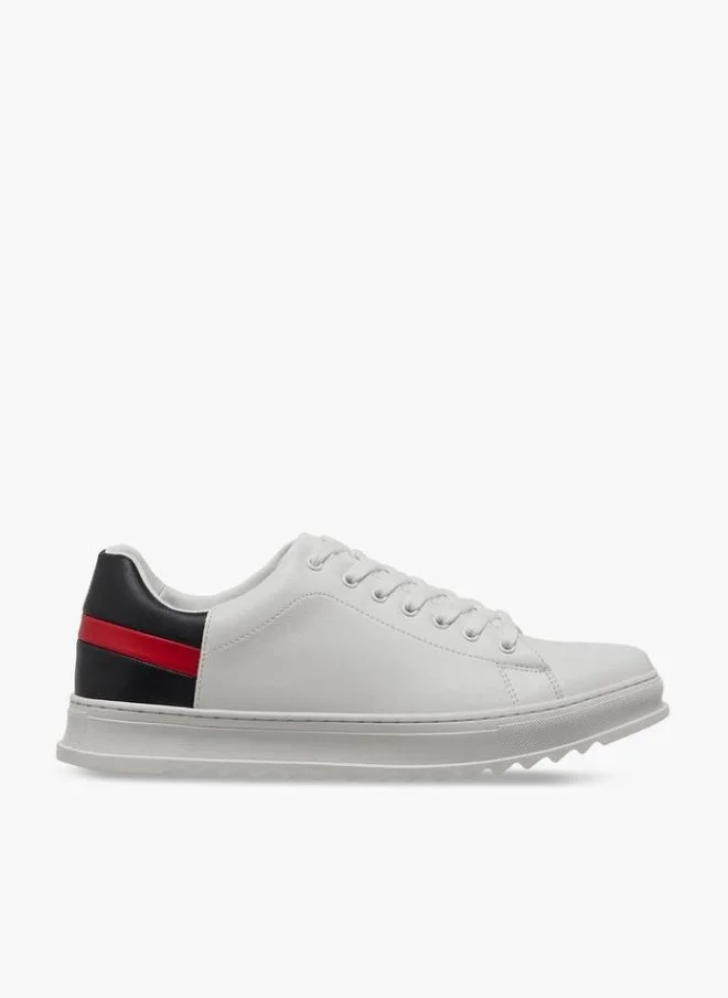 LBL by Shoexpress WHITE Men Solid Lace-Up Sneakers for Men | Best Price UAE